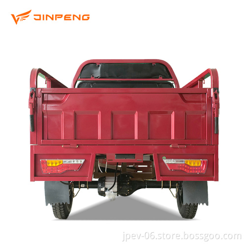 Jinpeng ad alta potenza agricolo a batteria a batteria triciclo cargo elettrico